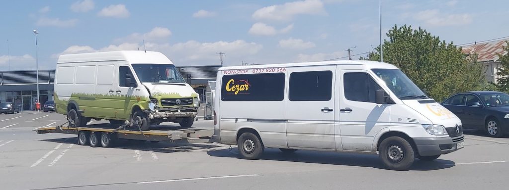 tractări mașini autoutilitare roman